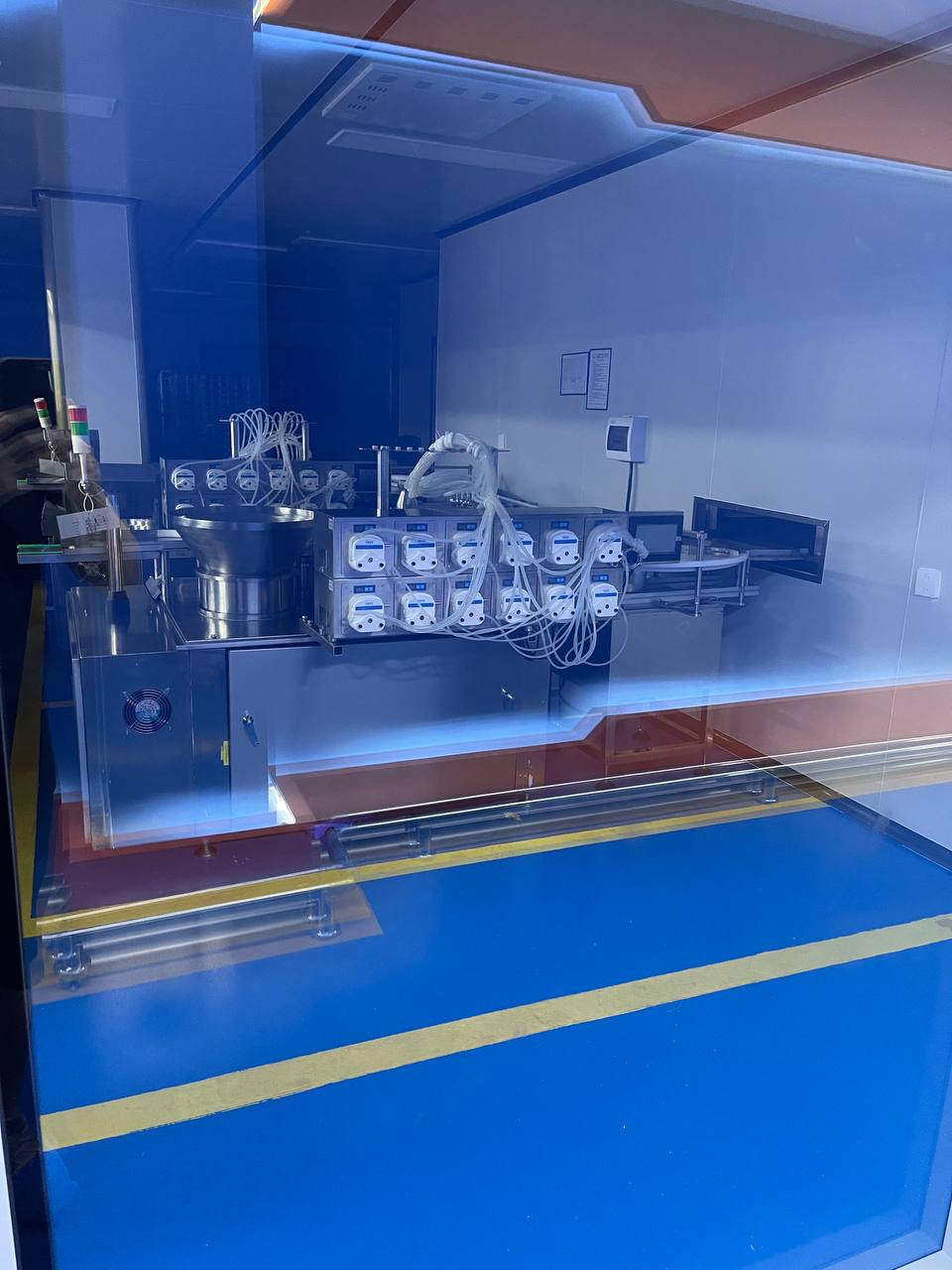 Automated vial filling line